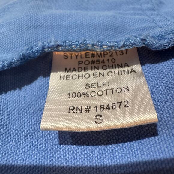 &Merci Women's Wide Leg Long Overalls Carpenter Cottage sz Small Light Blue Wash - Picture 13 of 13